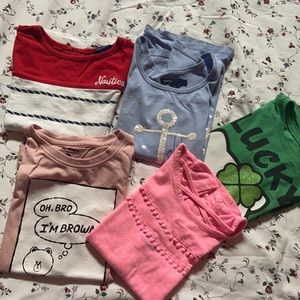 5 tees for girls